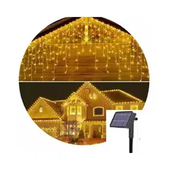 U BUY - Cascada Luces Solar Guirnalda Luces Navidad Solar 5m 200l
