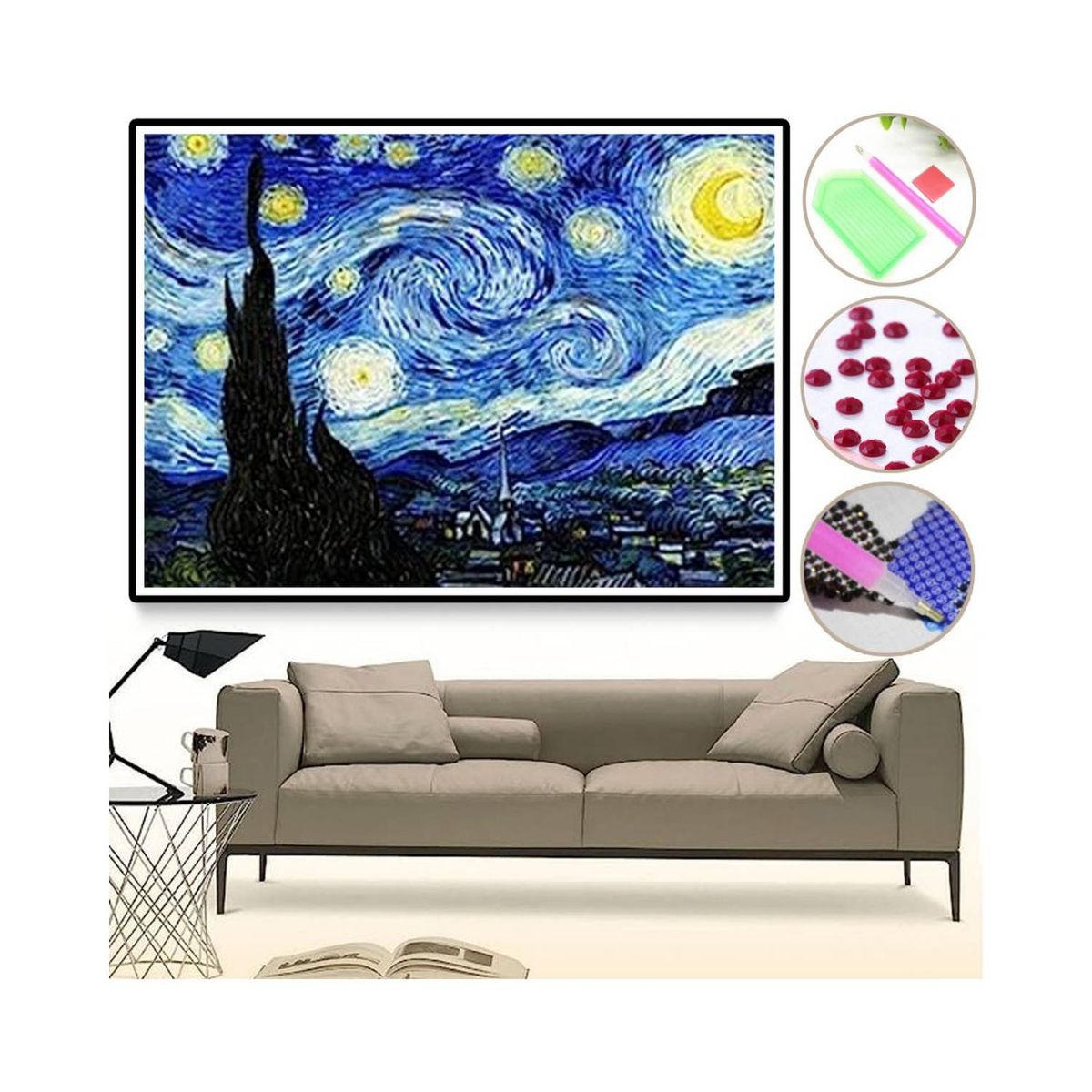 U BUY - Diamond Painting Diy 5d Kit Cielo Estrellado 30cm*40cm