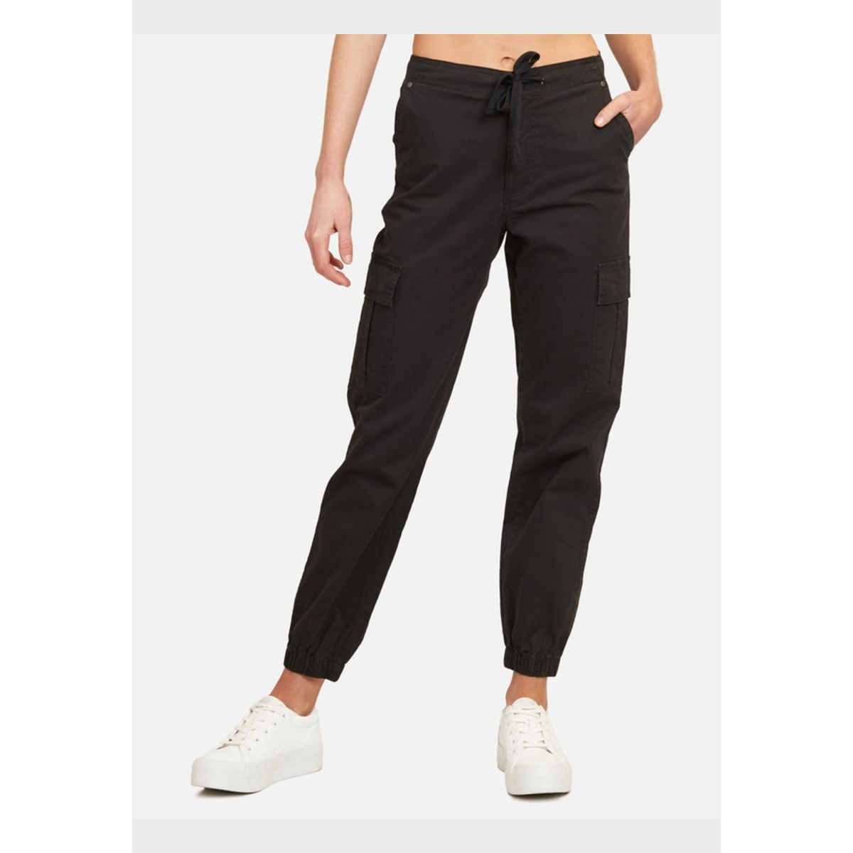 MAUI AND SONS - Pantalon Jogger Summer Beach Negro Mujer Maui and sons