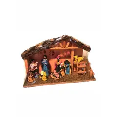 GENERICO - Pesebre Navidad Figuras Y Pesebre Grande