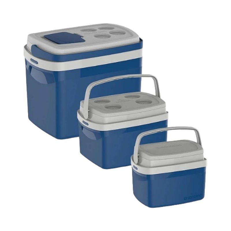 SOPRANO - Combo Set Cooler Tropical 32L/12L/5L Con Portavasos Soprano