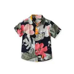 JUMP KIDS - Camisa Hawaiana de Niños