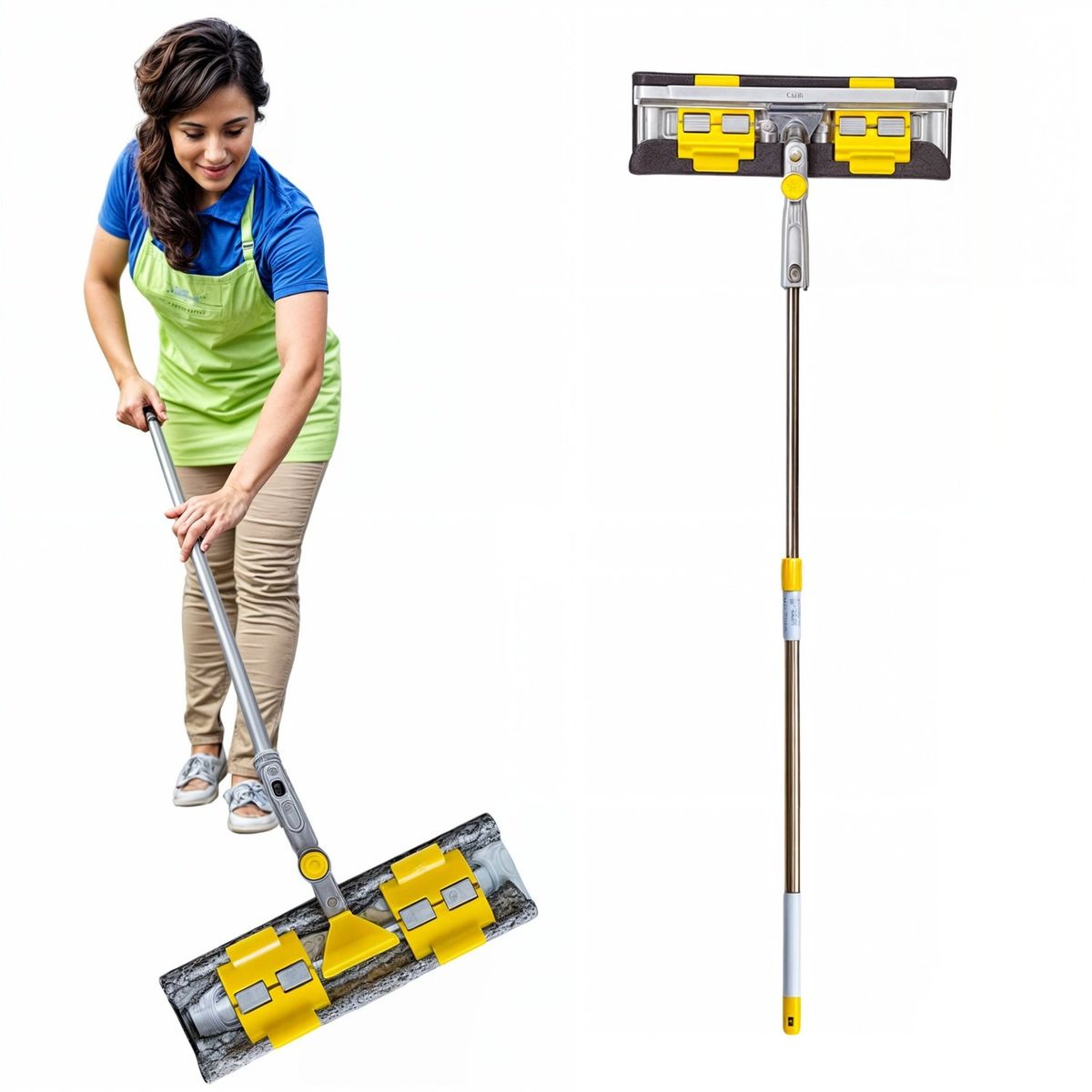 GENERICO - jalador barre agua secador piso aragan ajustable multiuso