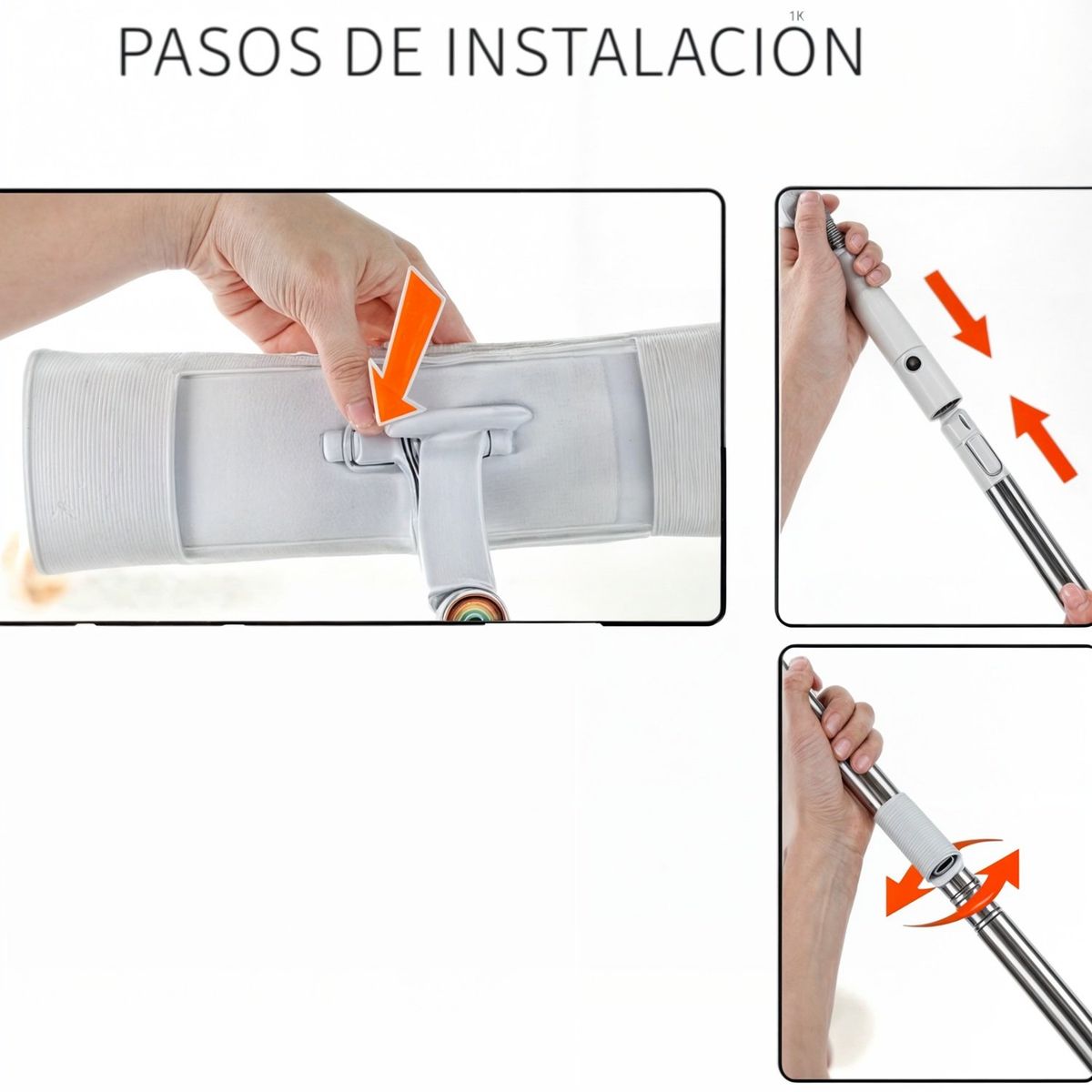 GENERICO - jalador barre agua secador piso aragan ajustable multiuso