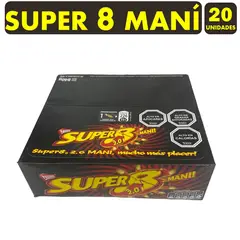 NESTLE - Super 8 2.0 Mani De (Caja Con 20 Unidades)