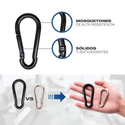 Imagen 2 del producto Cuerda Triceps Manillas Poleas Tobillos Pack Entrenamiento