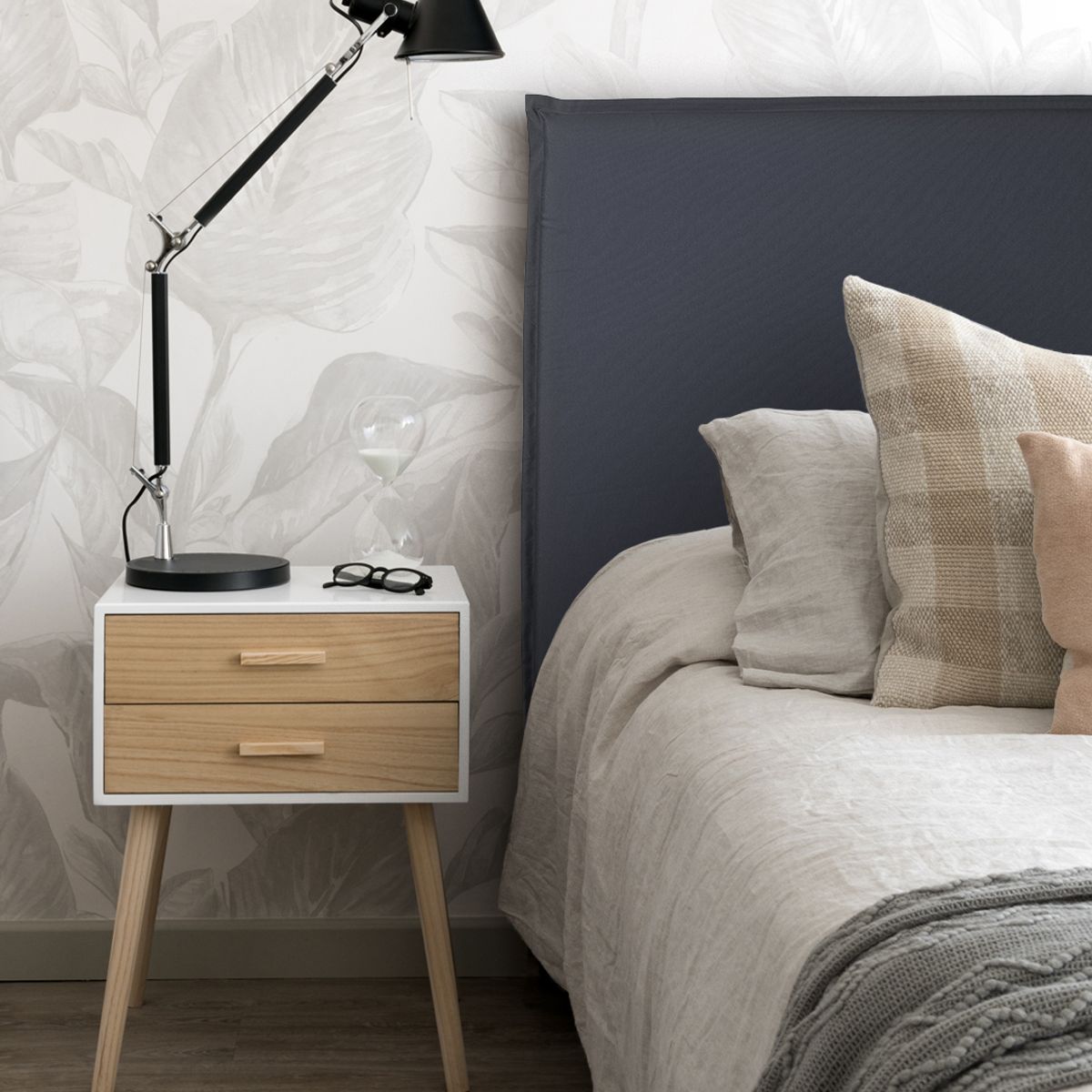 KABECEROS - RESPALDO CON FUNDA LAVABLE - KING - LONETA MARENGO