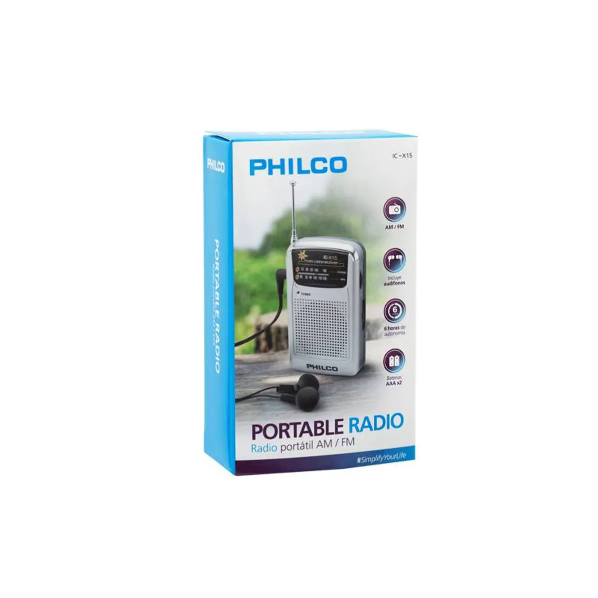 PHILCO - Radio portatil Philco ICX-15