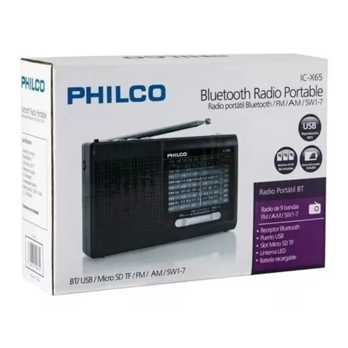 PHILCO - Radio Multibanda ICX65 Philco