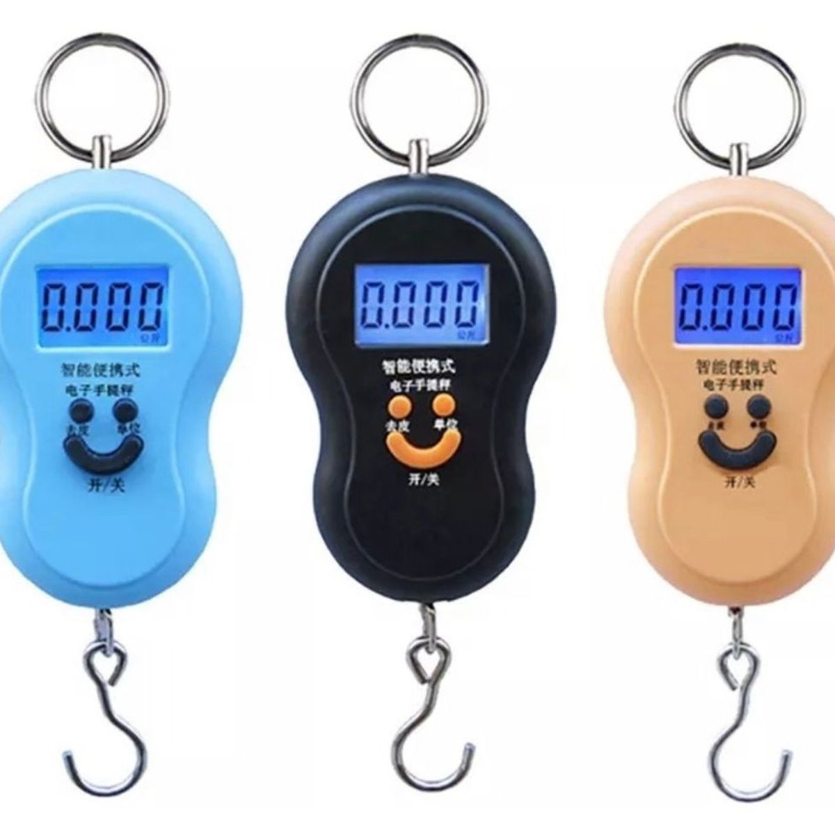 GENERICO - Pesa Balanza Maleta Para Colgar 50 Kg Negra