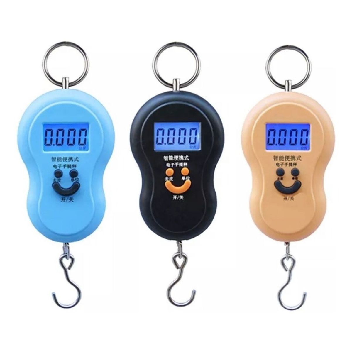 GENERICO - Pesa Balanza Maleta Para Colgar 50 Kg Negra