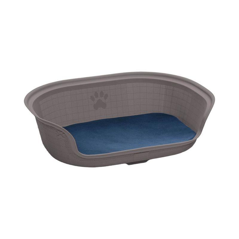 RIMAX - Cama Mascota Plástico Resistente con Cojín 77x54x23cm Rimax RIMAX