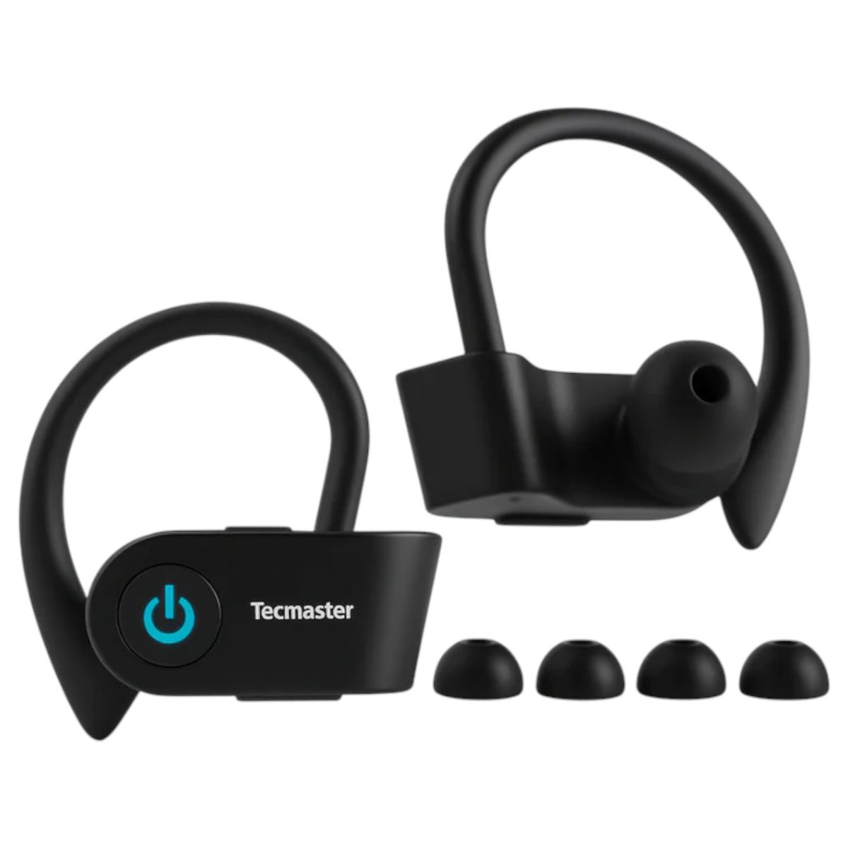 TECMASTER - Audífonos Deportivos Bluetooth 5.0 EDR+TWS+ Asistente de Voz