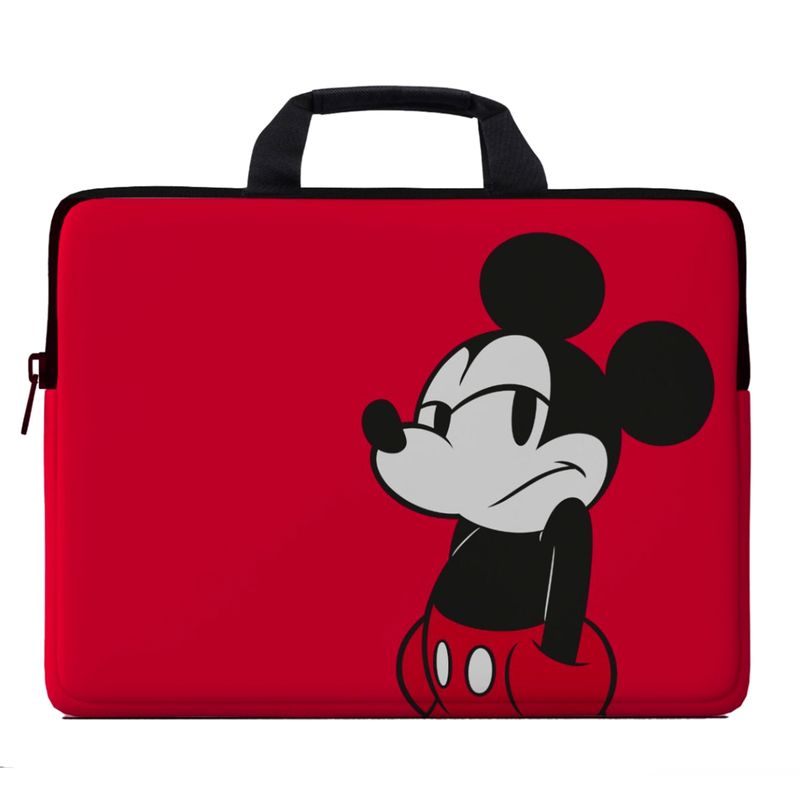 GENERICO - Funda Notebook 15 Pulgadas Universal Disney Mickey Rojo