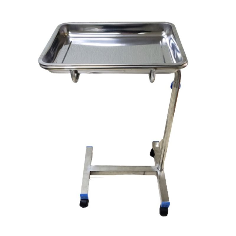 EKIPOMED - Mesa Mayo Bandeja Removible Altura Regulable 45x35 Cm