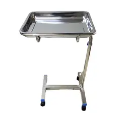 EKIPOMED - Mesa Mayo Bandeja Removible Altura Regulable 45x35 Cm