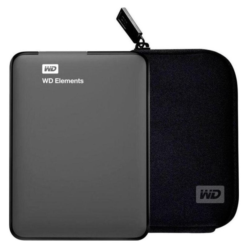 WESTERN DIGITAL - Kit Disco duro externo WD Elements 2TB  funda