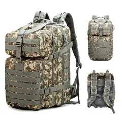 OVERFIT - Mochila Camping 45L Gris Trekking Edition