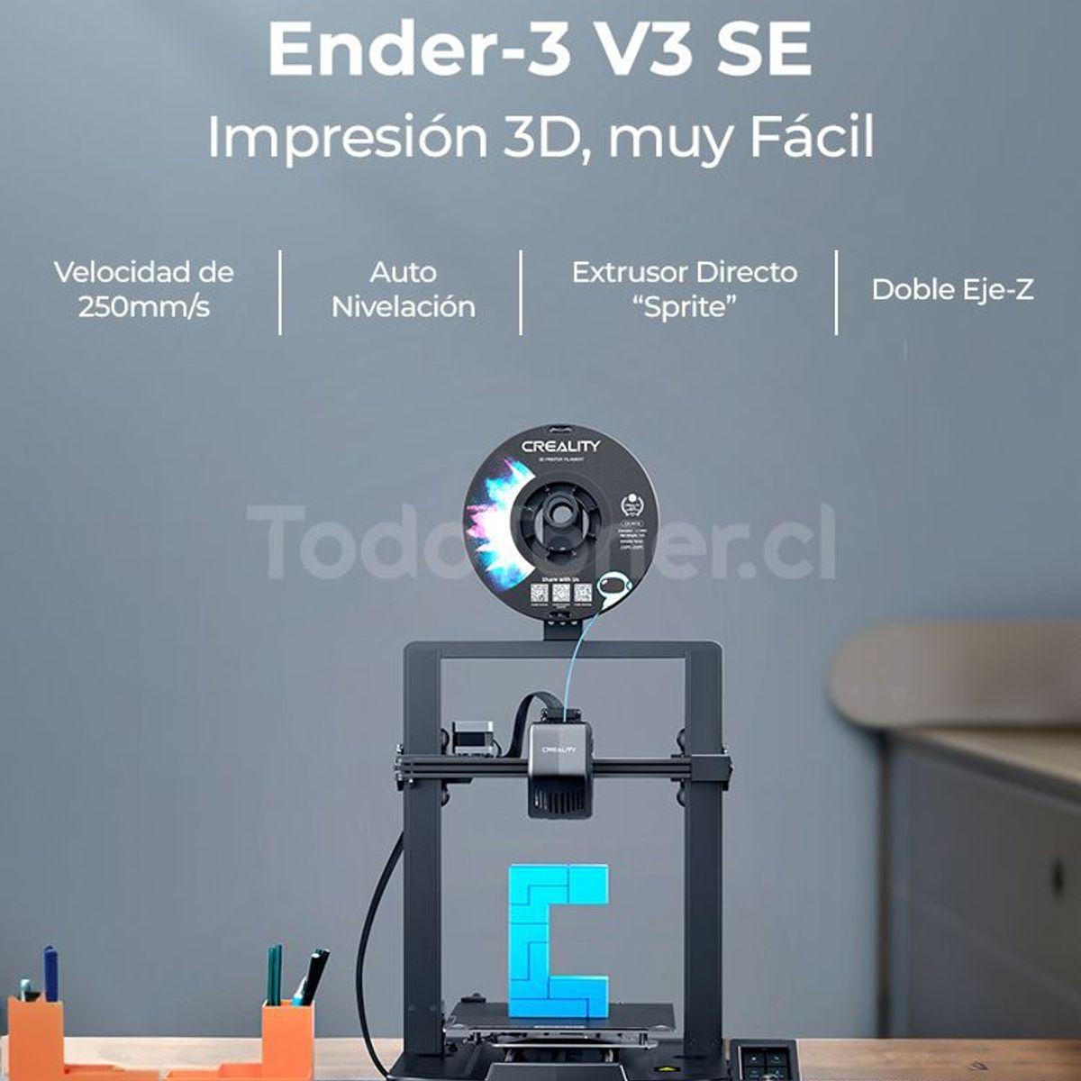 CREALITY - Impresora 3D Ender-3 V3 SE Creality - Alta Precisión