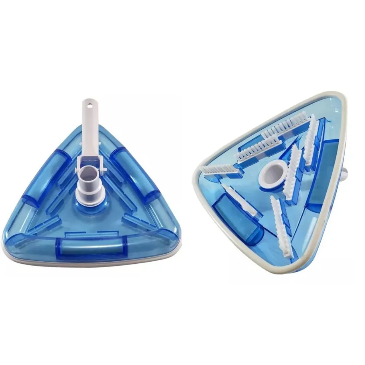 GENERICO - Limpia Fondo Triangular Para Piscina Con Cepillo