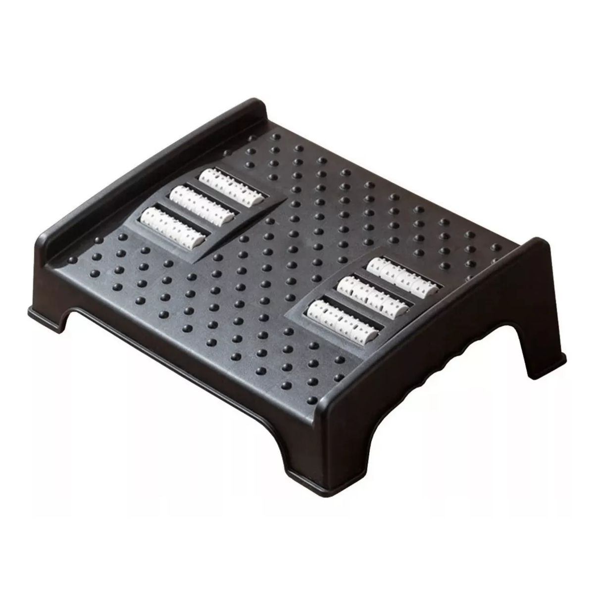 KUANGYE - Apoya Descansa Reposa Pies Ergonómico Con Masajeador