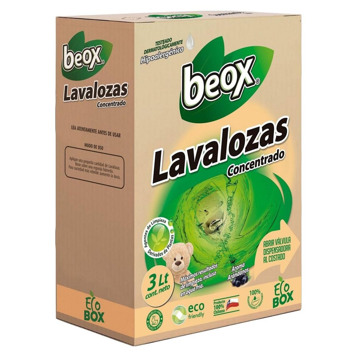 BEOX - Lavalozas Concentrado BEOX ECOBOX 3 Lts