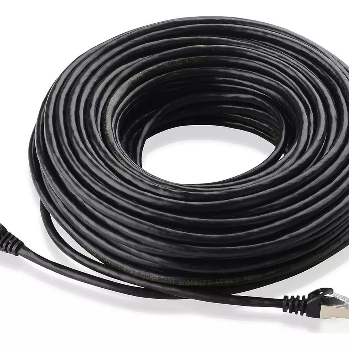 KUANGYE - Cable De Red Cat6 Rj45 De 30 Metros Para Exterior Armado