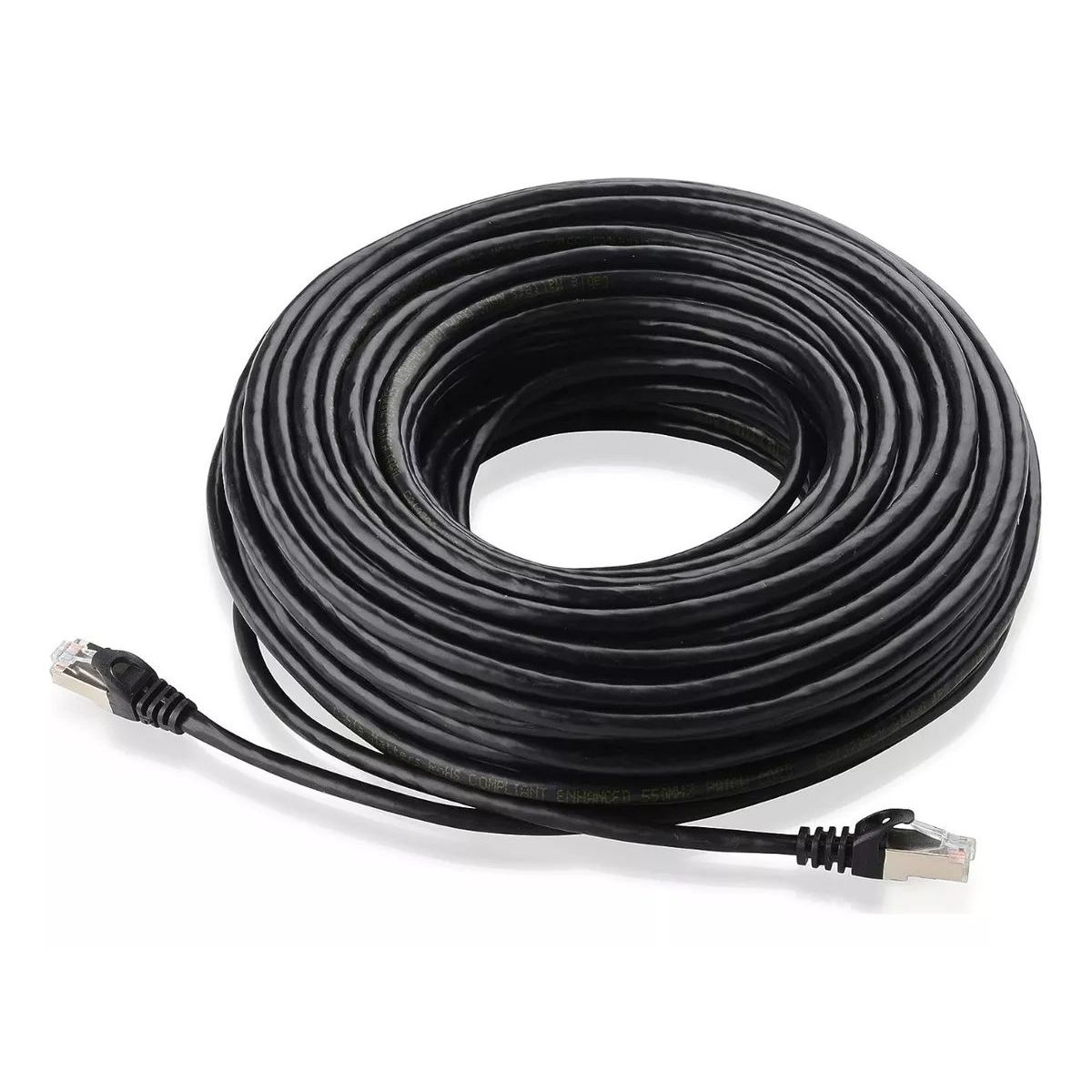 KUANGYE - Cable De Red Cat6 Rj45 De 30 Metros Para Exterior Armado
