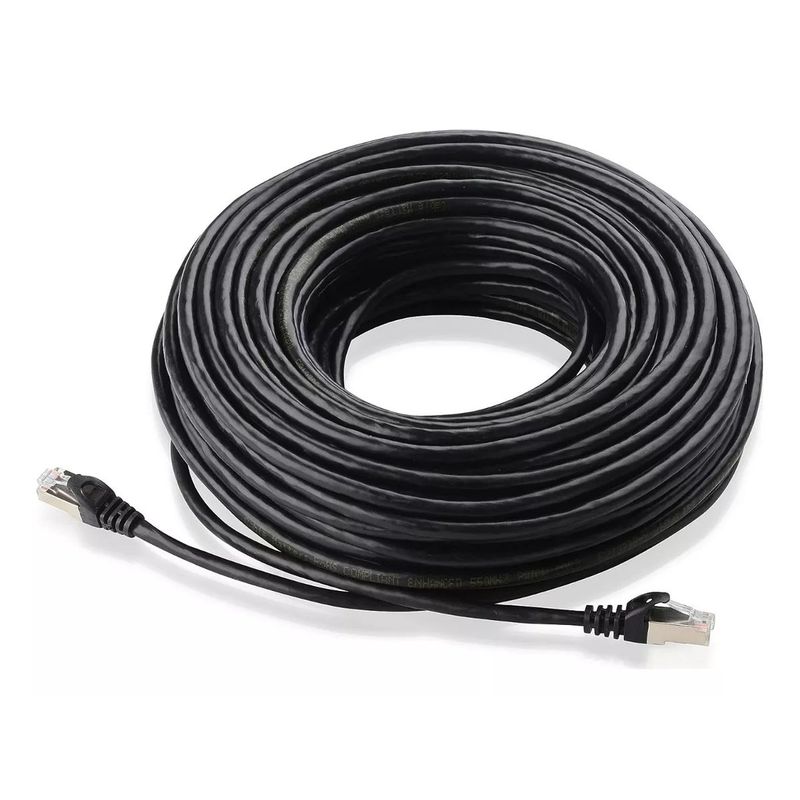 KUANGYE - Cable De Red Cat6 Rj45 De 30 Metros Para Exterior Armado