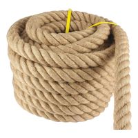 Cuerda De Yute 100 % Natural 26 Mm X 30 Mts