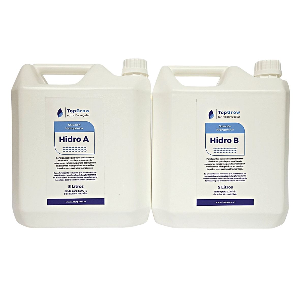 GENERICO - Soluciones nutritivas hidroponia  A+B  5L