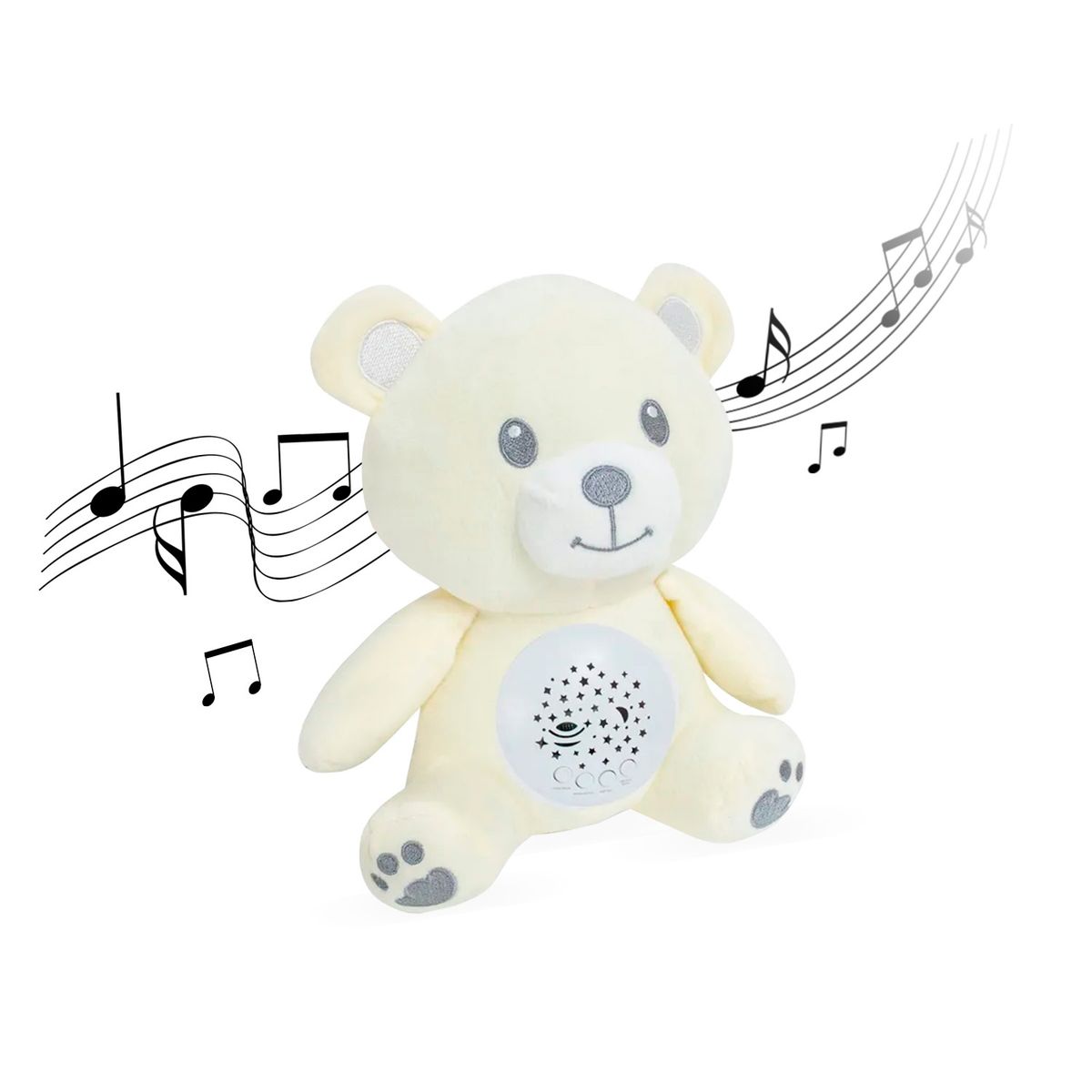 MUNDO ONLINE - Osito de peluche con Proyector de música y luz