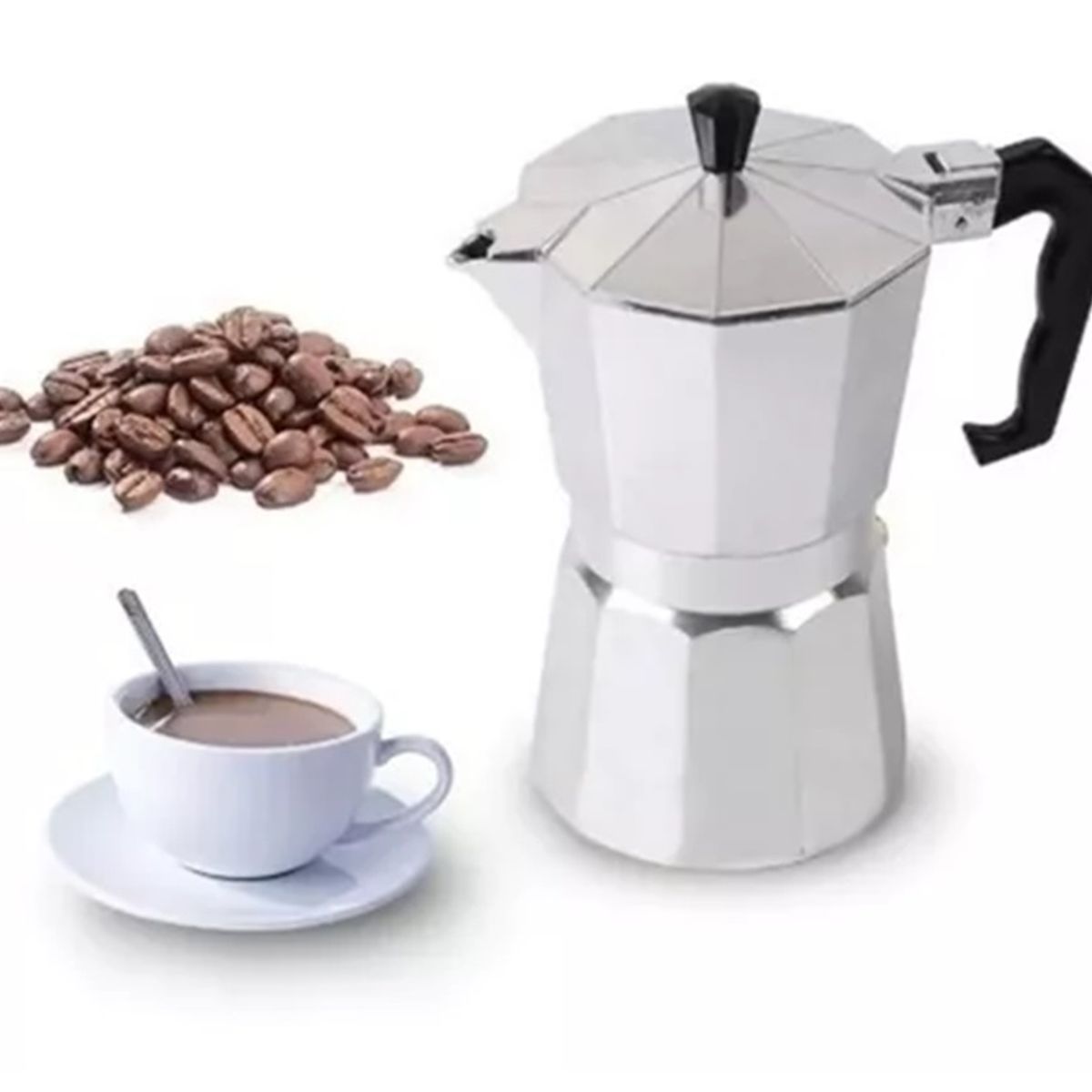 GENERICO - Cafetera Italiana Aluminio 3 Tazas Cocina Tetera