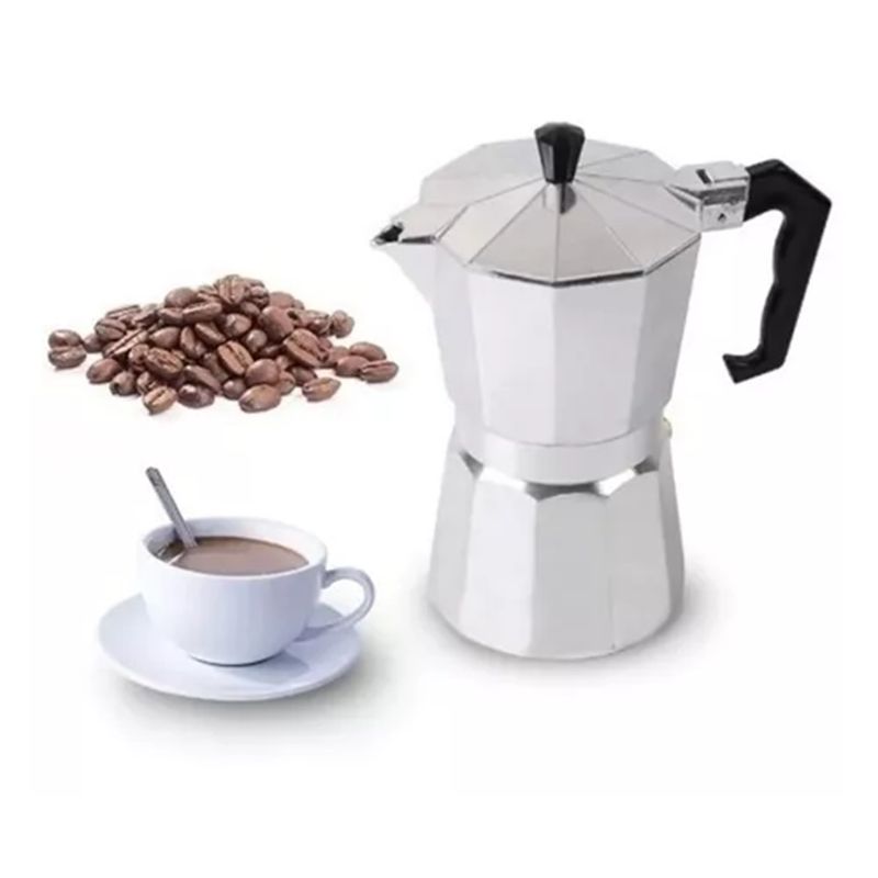 GENERICO - Cafetera Italiana Aluminio 3 Tazas Cocina Tetera