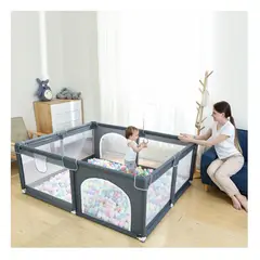 ELEPHANT - Corral de seguridad para bebé incluye accesorios 150x180cm