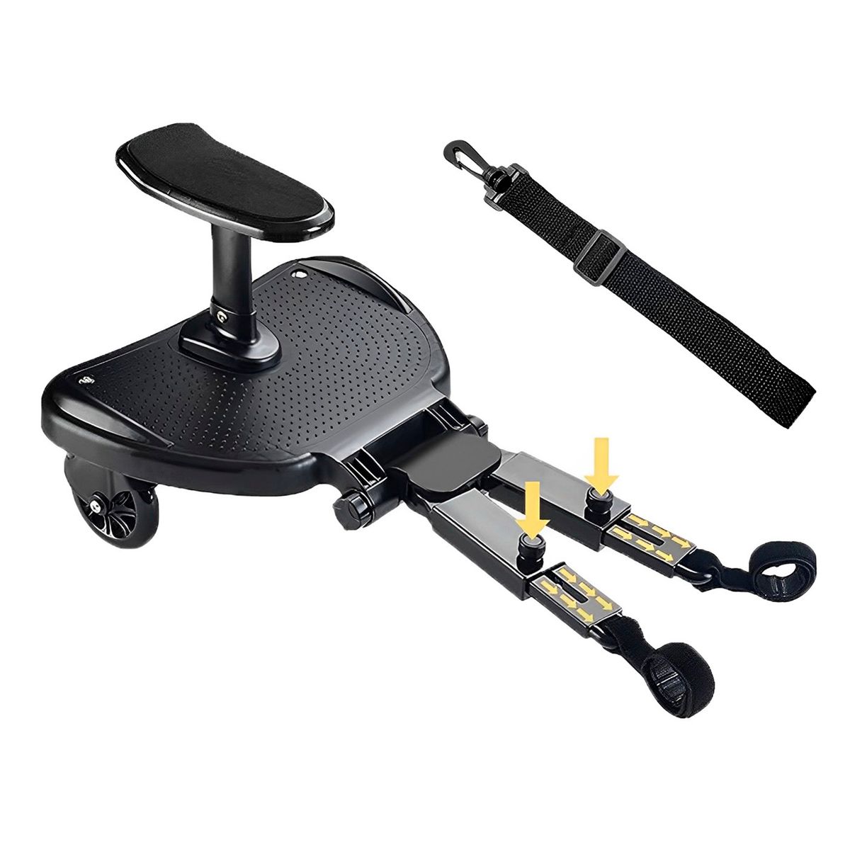 MUNDO ONLINE - Patineta Para Coche Hermano Adaptable Con Asiento