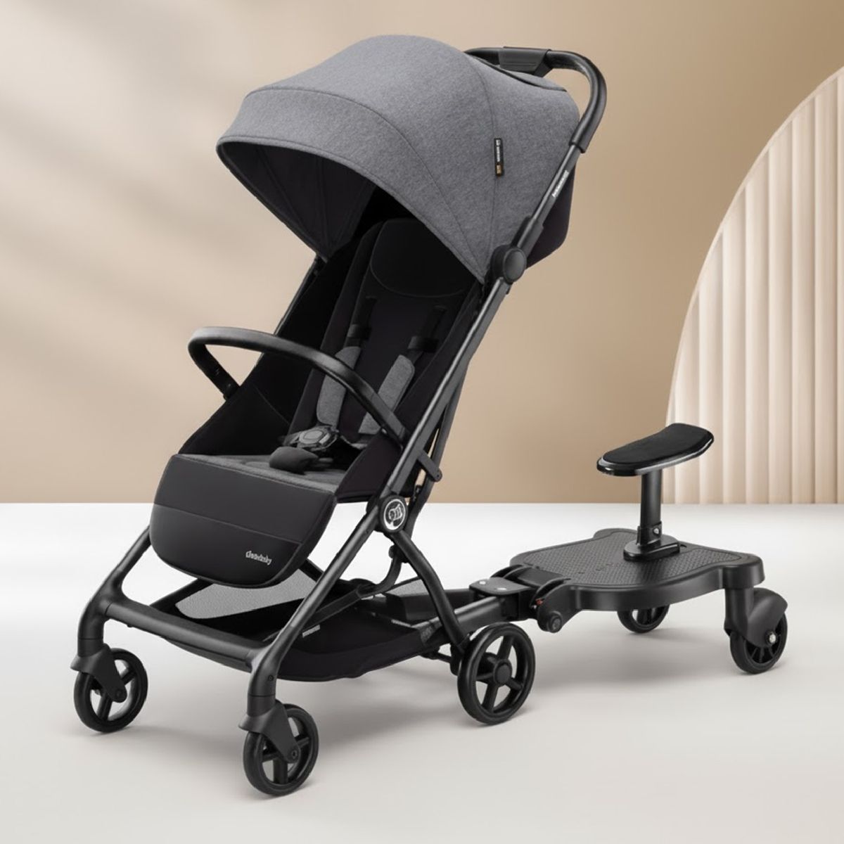 MUNDO ONLINE - Patineta Para Coche Hermano Adaptable Con Asiento