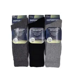 GARSIL - 6 Pares De Calcetas / Calcetines Deportivos Para Hombre De Algodon