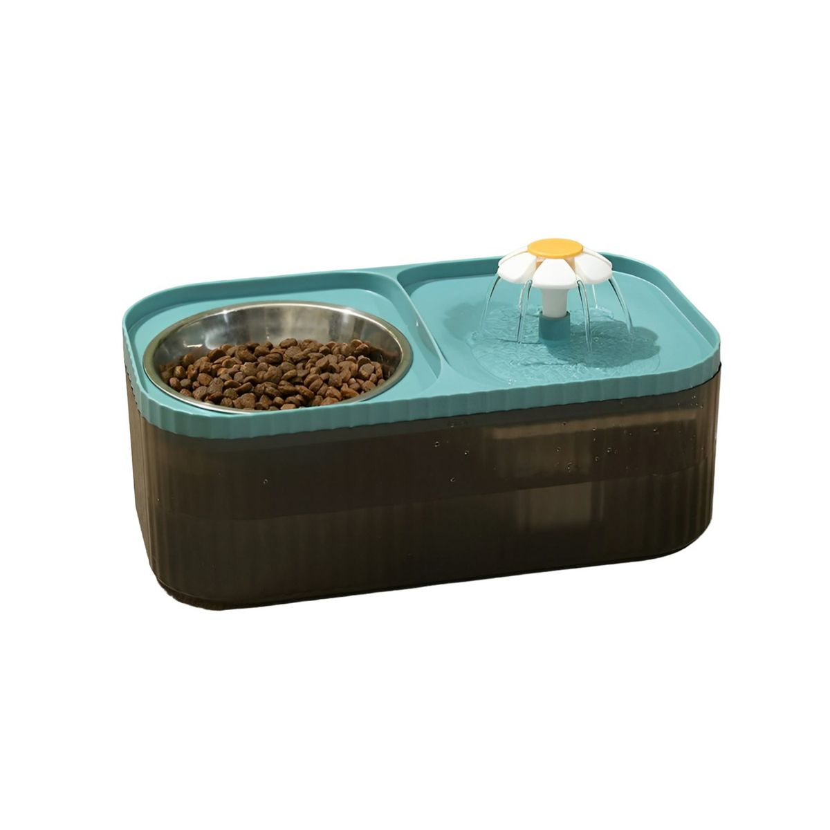 MUNDO ONLINE - Fuente Bebedero y Plato Mascotas 3 Lts