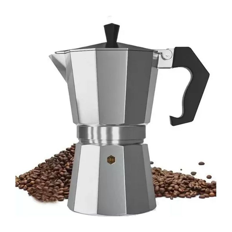 GENERICO - Cafetera Italiana Moka Expresso 6 Tazas