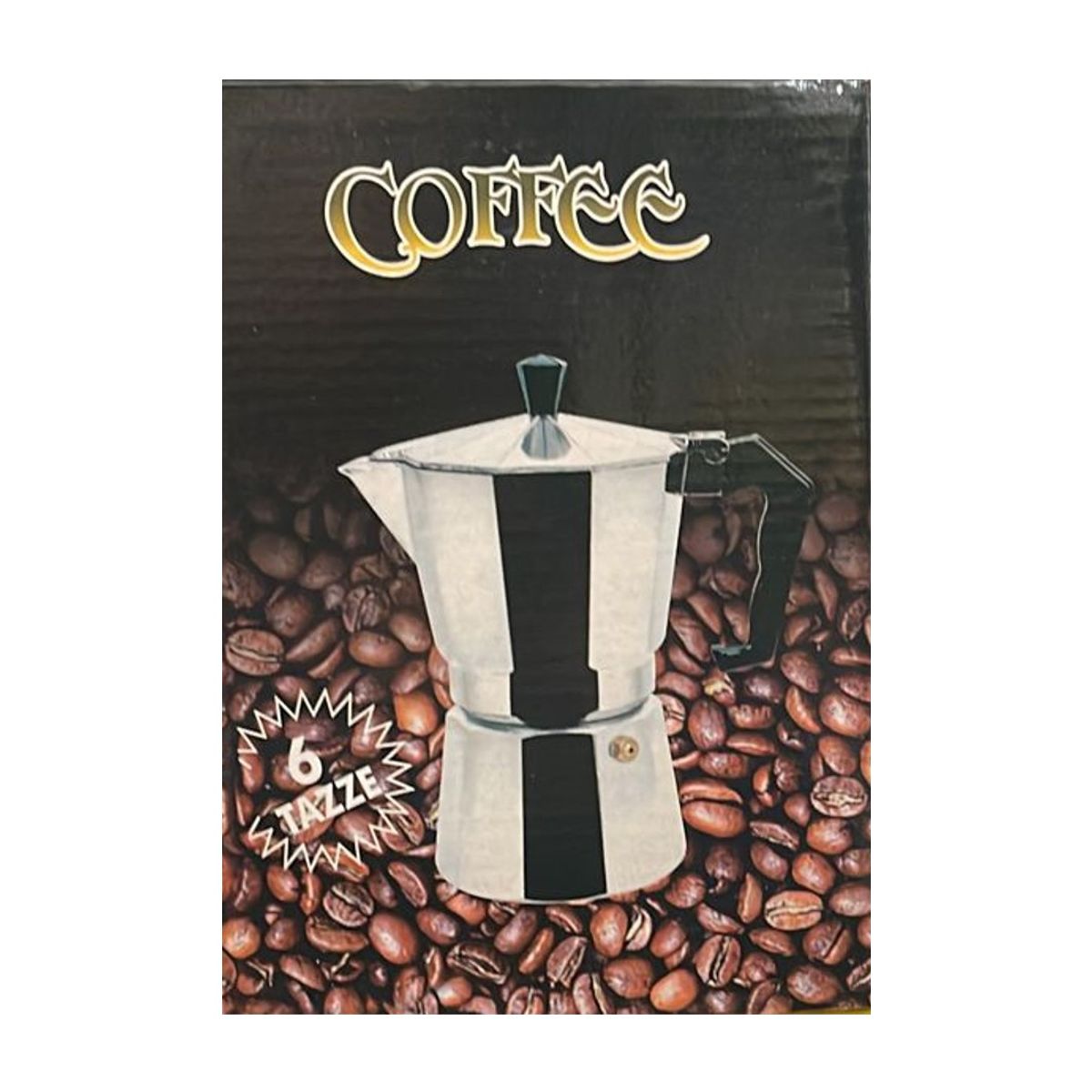 GENERICO - Cafetera Italiana Moka Expresso 6 Tazas