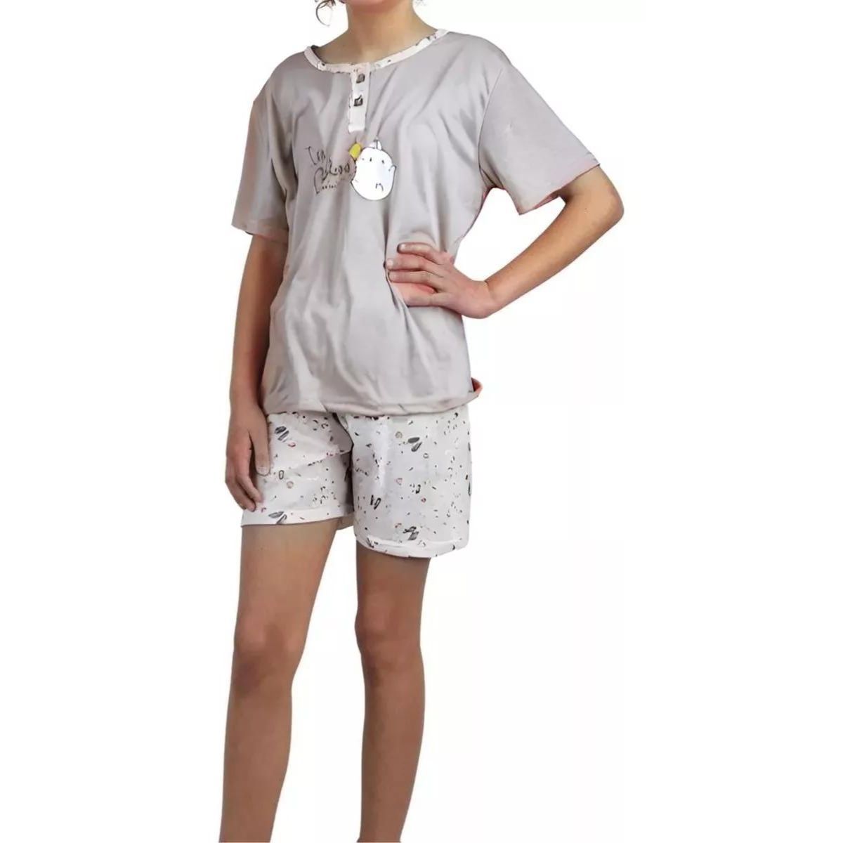 LOOK SHOP - Pijama Niña Verano Short Y Polera 390