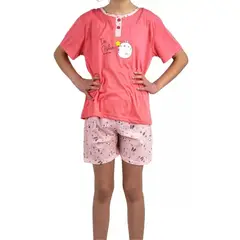 LOOK SHOP - Pijama Niña Verano Short Y Polera 390