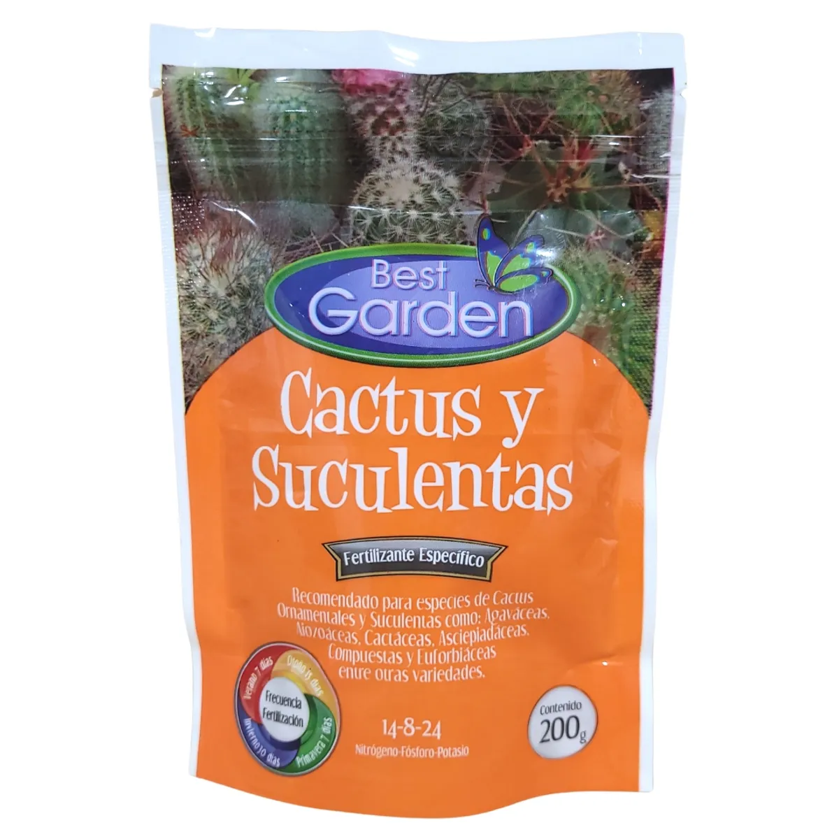 BEST GARDEN - fertilizante para cactus y suculentas 200 gr