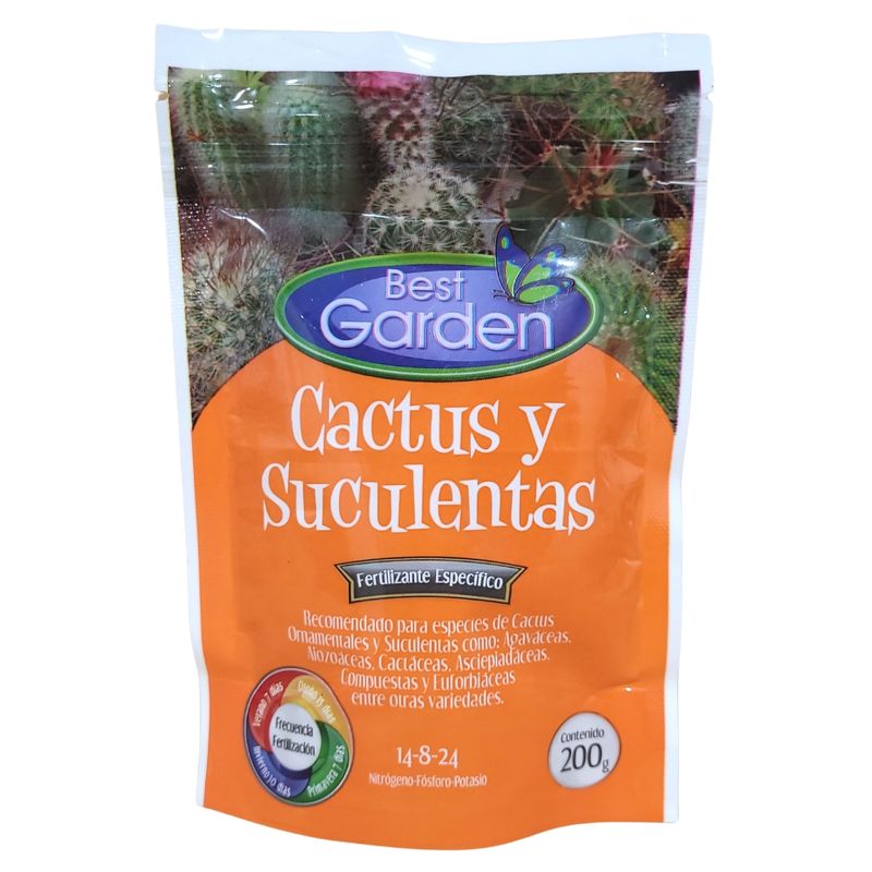 BEST GARDEN - fertilizante para cactus y suculentas 200 gr