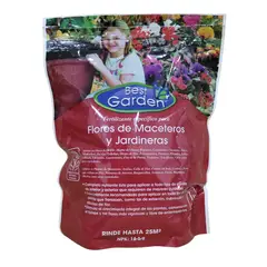 BEST GARDEN - Fertilizante para flores de maceteros y jardineras 1 kl