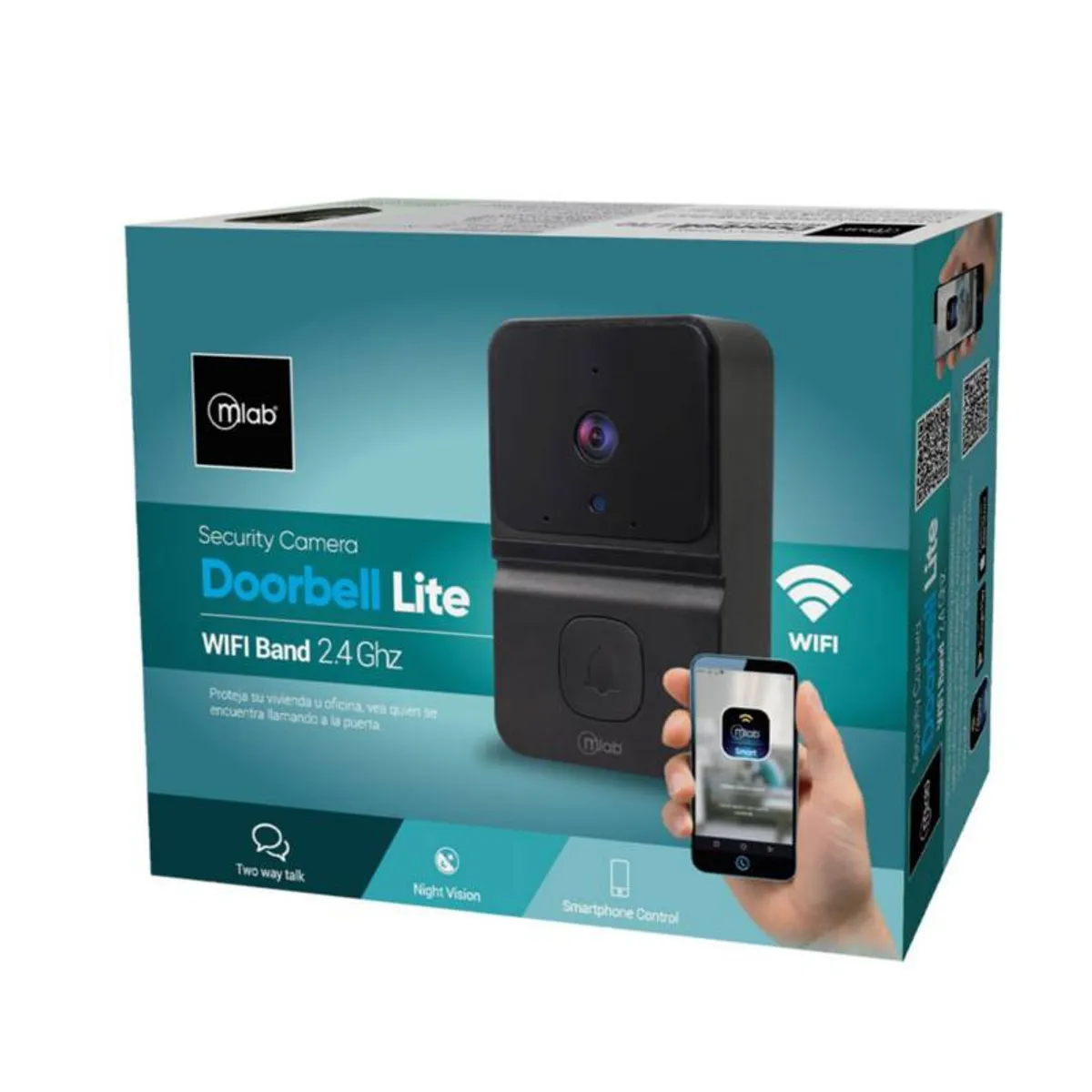 MLAB - Timbre Video Portero Lite WIFI 24GHZ Mlab