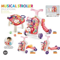 GENERICO - Caminador Andador Scooter Bebé Musical Multifuncional 5 En 1