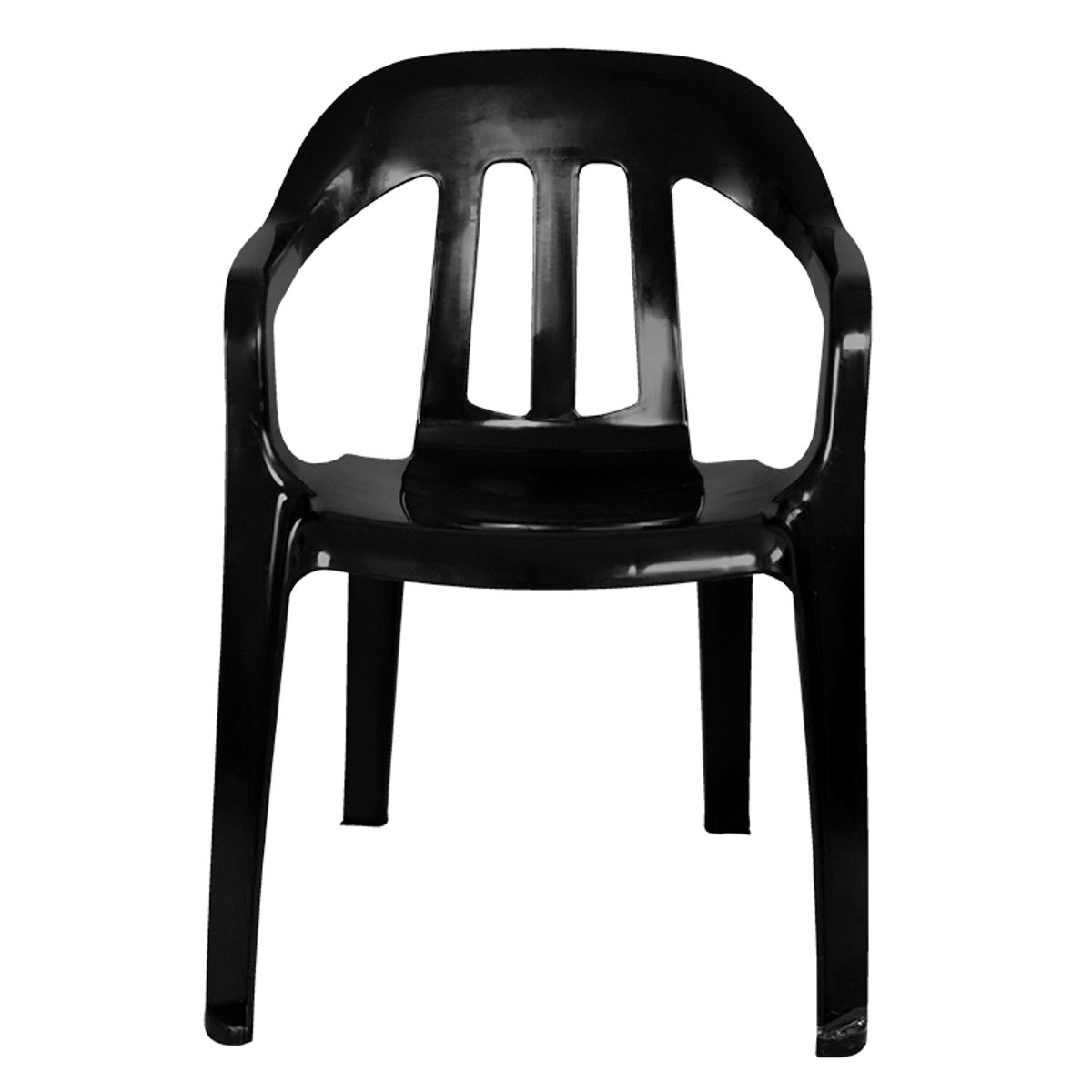 FOLD - Pack 4 Sillas Modelo Capri Negras