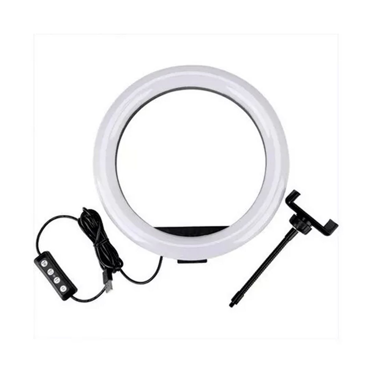 GENERICO - Aro De Luz Led Grande 31cm Con Tripode 2 Metros